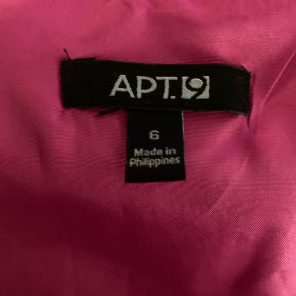 Beautiful Apt 9 Light Fuchsia/ Pink Wrap Dress.  Sz 6 - Picture 7 of 7